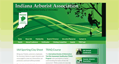 Desktop Screenshot of indiana-arborist.org